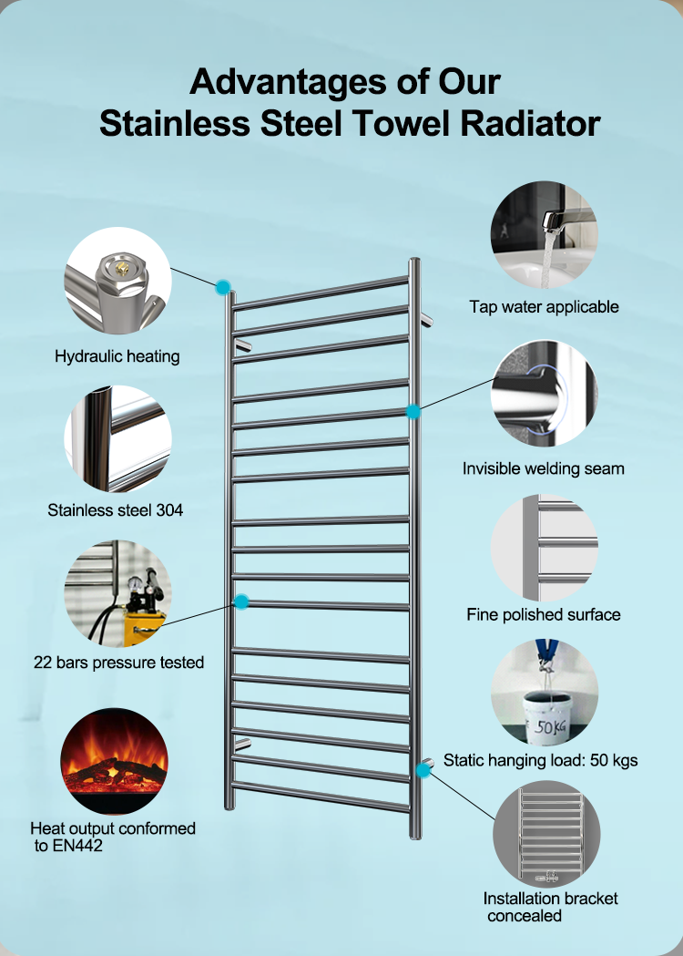stainless steel electric heated towel rail advantage stainless steel electric heated towel rail advantage
