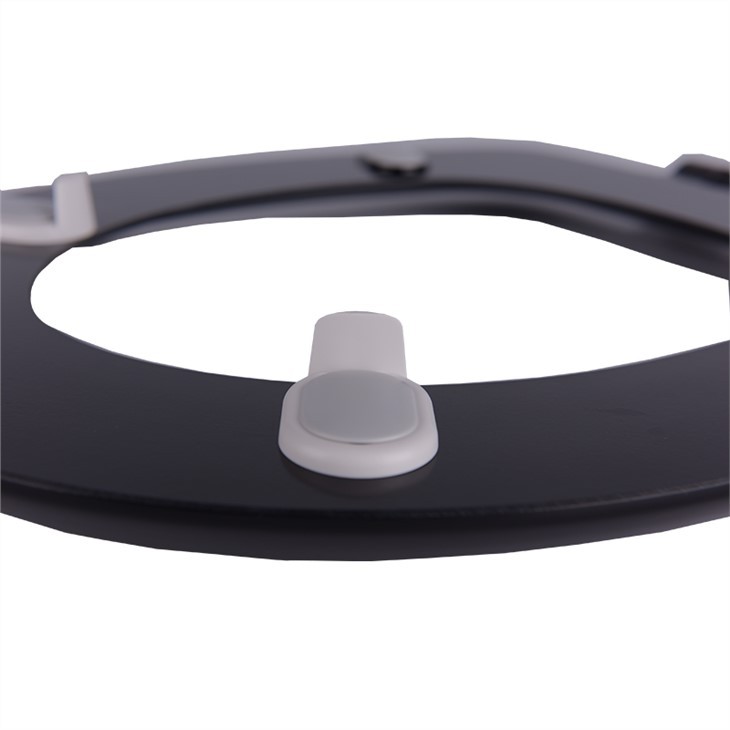 black round toilet seat