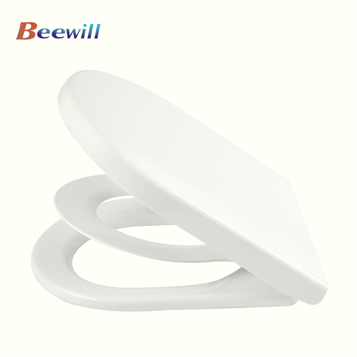 d shape family toilet seat soft close