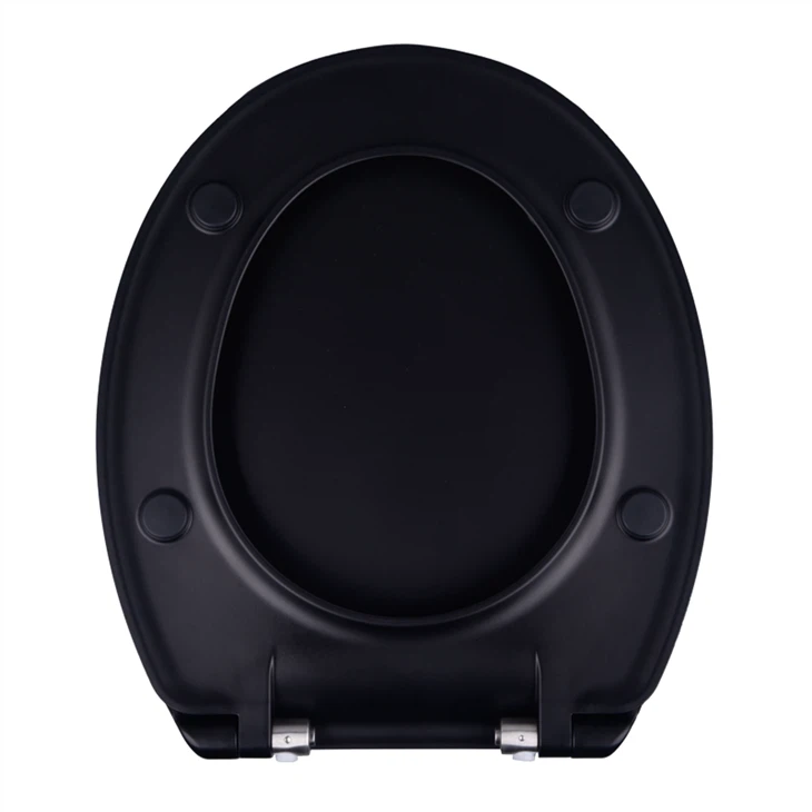 3 Matte black soft close toilet seat