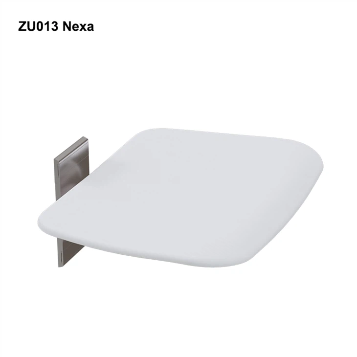 Black Folding Shower Seat